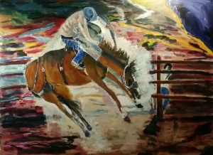 Acrylic on Panel 3 x 4 